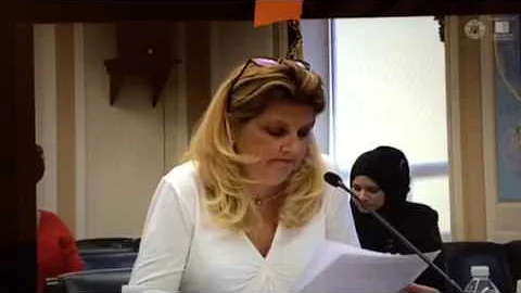 Diane McGee testifies in front of Congress