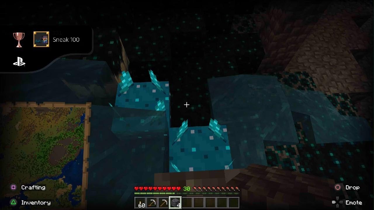 Minecraft sneak 100 trophy YouTube