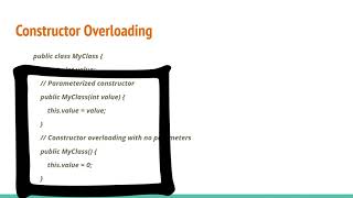 Constructors in Java