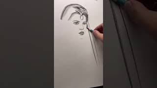 Drawing Girl 787  #drawing #art  #pencilportrsit #drawingtechniques