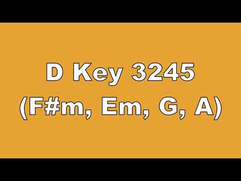 D Key 3245 F#m, Em, G, A