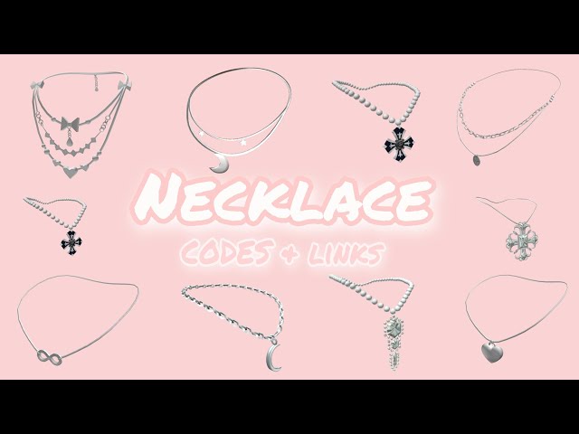 Roblox Bloxburg Accessories Code Necklace Roleplay Ids Gold