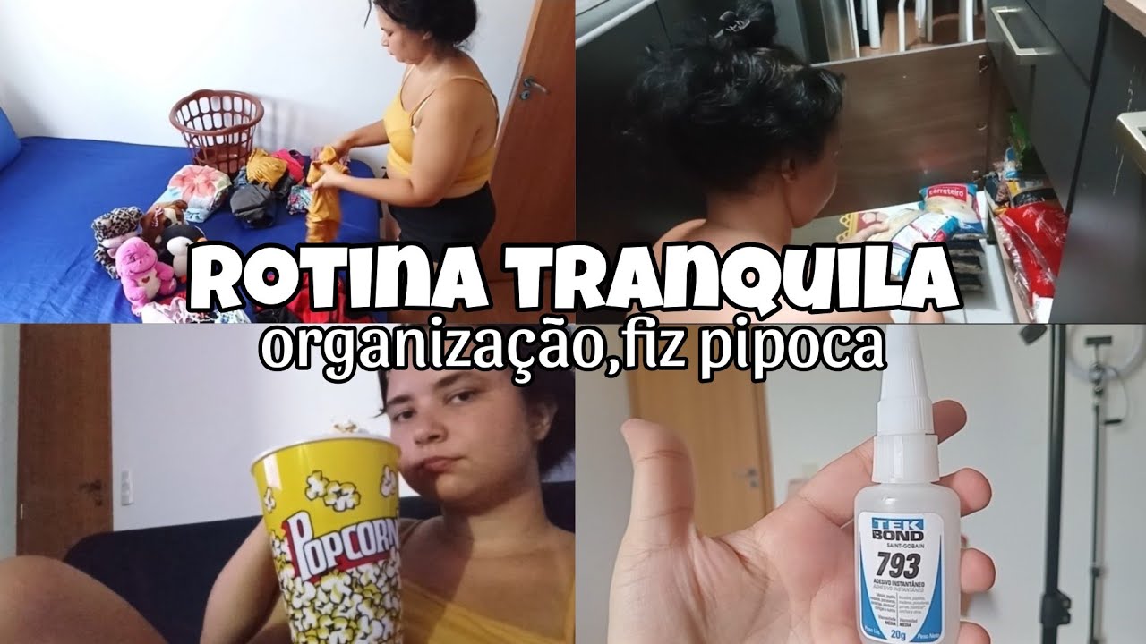 Fiz pipoca,organização e rotina/narrando❤️depois que usei  isso não quebrou mais!!🥰🙏