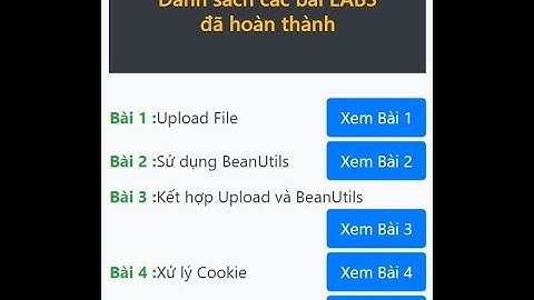Hướng dẫn JAVA4 (Lab3: Upload file, Beanutil, Email, cookies) Chi tiết
