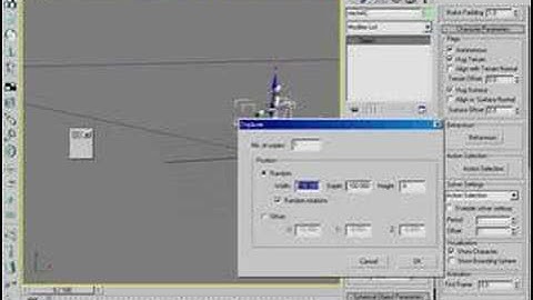 Crowd simulation (biped) with AI implant video 2 of 2