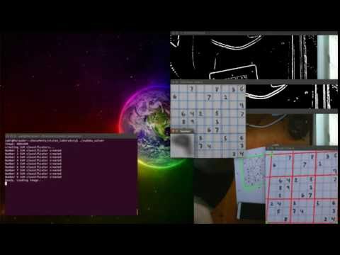 Sudoku recognition algorithm