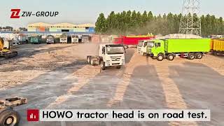 #howo  Tractor Truck Road Test | Heavy-Duty Prime Mover Performance Evaluation#howotruck #zwgroup