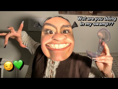 ASMR~ Shrek removes your Negative energy (UNPREDICTABLE TRIGGERS) 💚