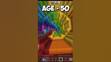MINECRAFT🤩DROPPER MAP AT DIFFERENT AGES 🤯 | #shorts #short #minecraft