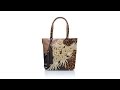Sharif Sharif Couture Leather And Haircalf 3D Queen Tote
