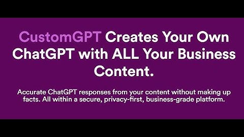 Boost Your Business with AI Chatbots Using CustomGPT.AI