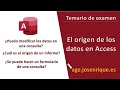 Temario Oposiciones 📚 【Origen de datos en ACCESS】AGE y Ayuntamientos