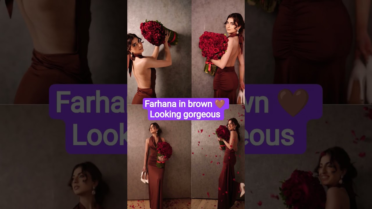 Farhana in brown 🤎🤎