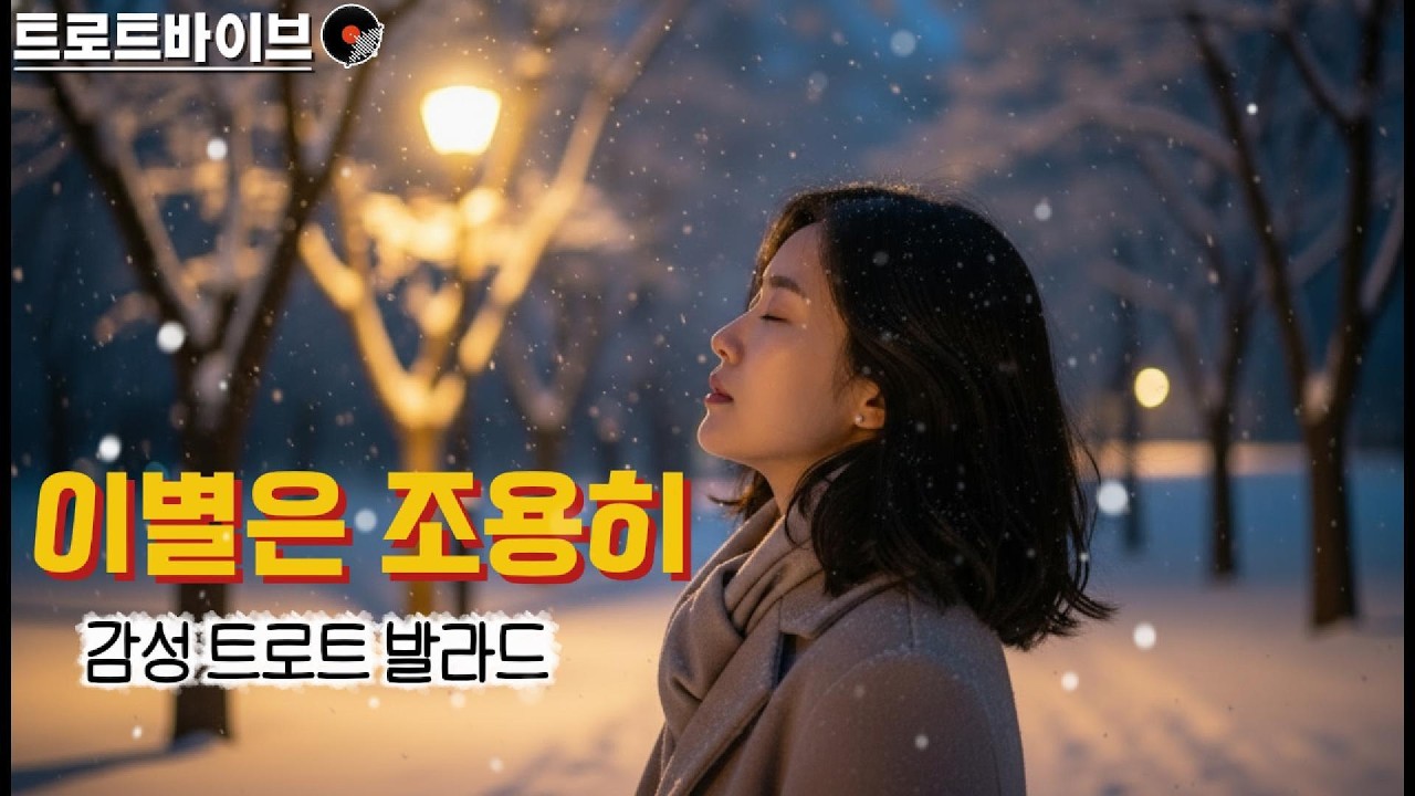 이별은 조용히 | 감성 트로트 발라드 | 혼자 듣기 좋은 노래