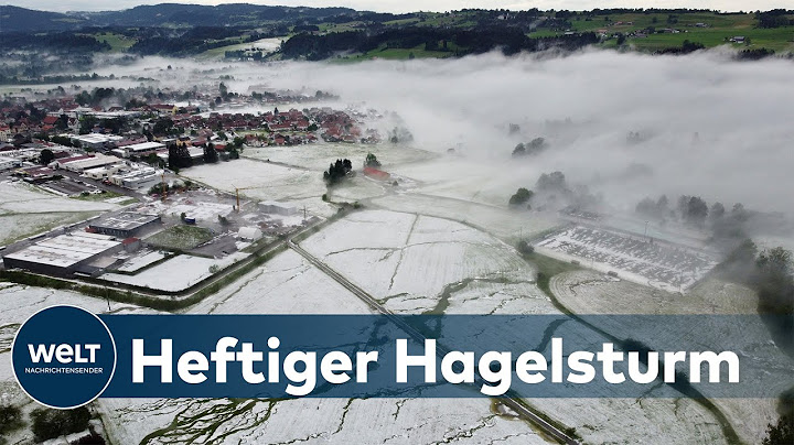 PFINGSTEN: Heftige Unwetter in Süddeutschland | WELT News