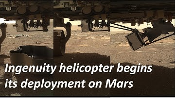 Ingenuity helicopter begins its deployment on Mars -  Breaking News - Ingenuity has been unlocked.