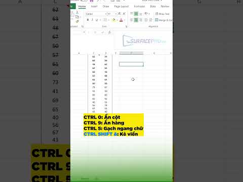 [Thủ thuật Excel]  Top 6 phím tắt ai cũng nên biết trong Excel #Shorts 2023 mới nhất