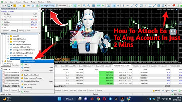 How To Attach Ea 🤖 To Any Account In mt4 or mt5 ||Easy Way To install Robot 2023||Forex Robot