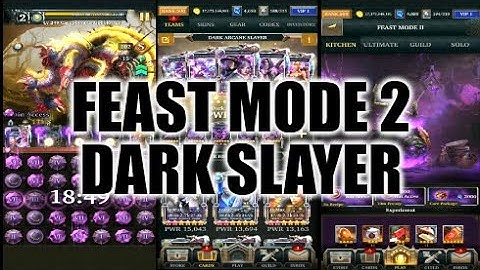 Legendary Game Of Heroes: Feast Mode 2 Event Gameplay/Team Testing (Dark Slayer)