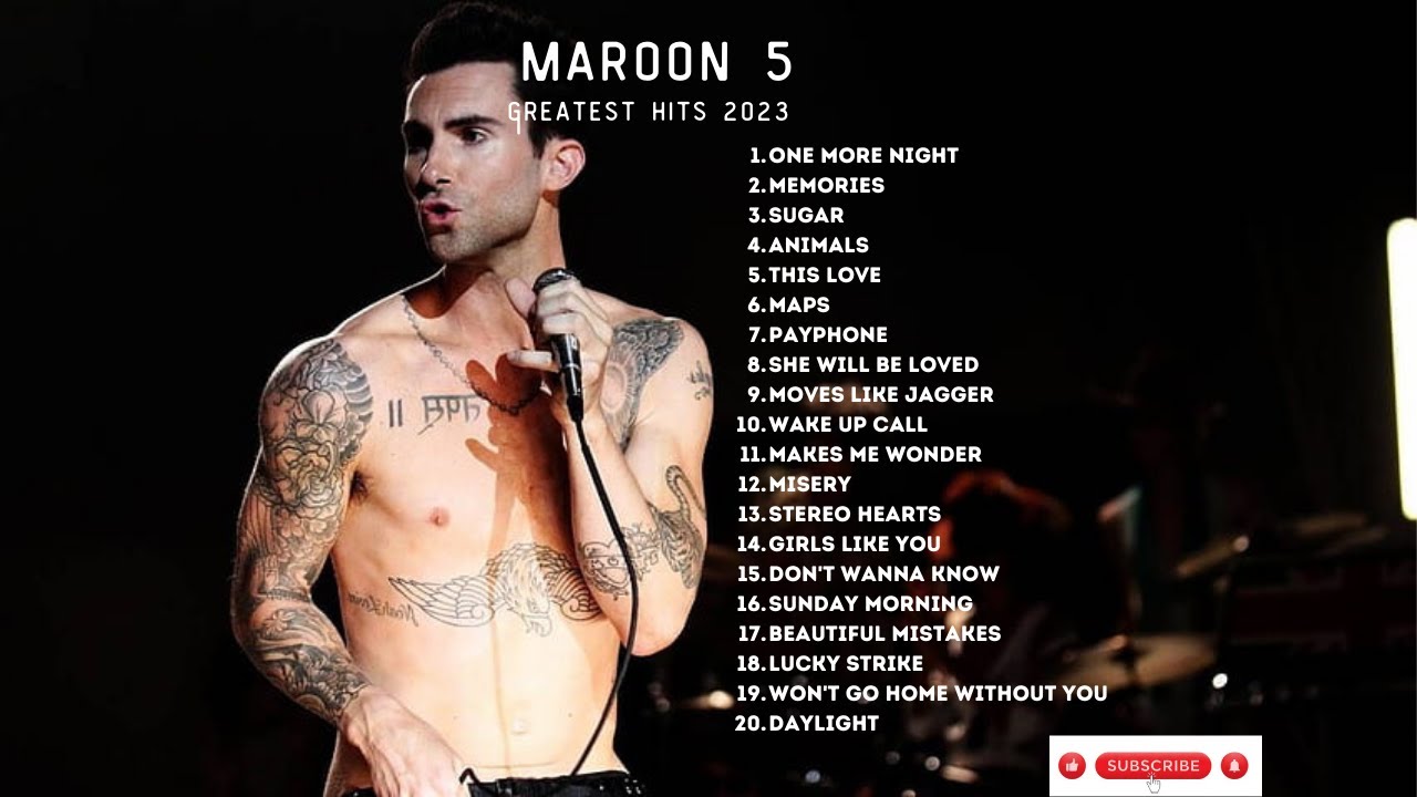 Maroon 5 Greatest Hits 2023 (NO ADS!!!)