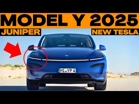 It's Here! Tesla Model Y Juniper 2025 - Design Change And Autonomy In The New Tesla