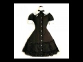 cheap black lolita cosplay costue from alicestyless com