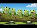 "🎶 Five Little Frogs: The Ultimate FUN Nursery Rhyme for Kids! 🐸✨"