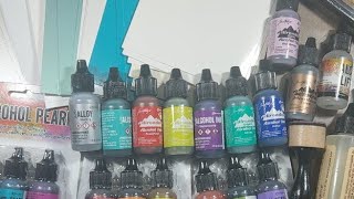 More Fun With Alcohol Inks Lift Ink Alloys Copic Various??