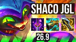 SHACO vs BRIAR (JGL) | Good KDA: 17/1/7 | EUW Master | 26.9