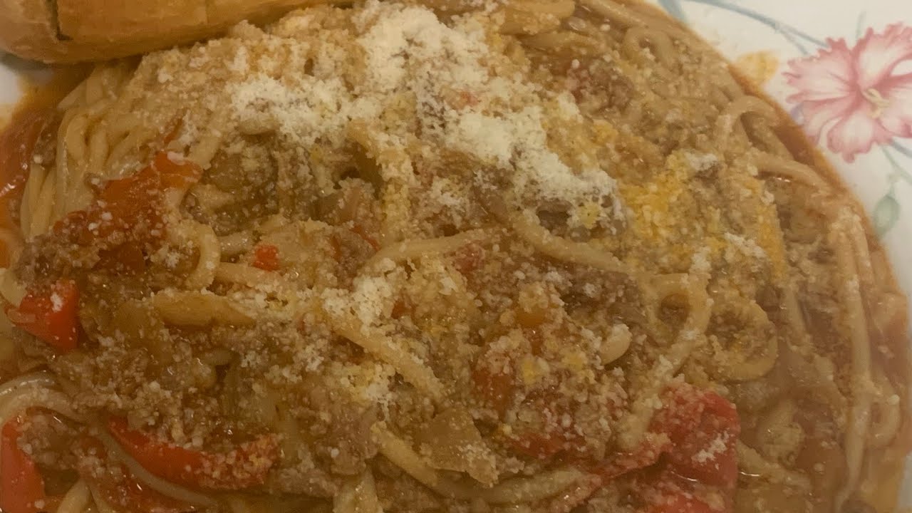 NINJA FOODI ONE POT SPAGHETTI BOLOGNESE RECIPE MADE FROM SCRATCH YouTube