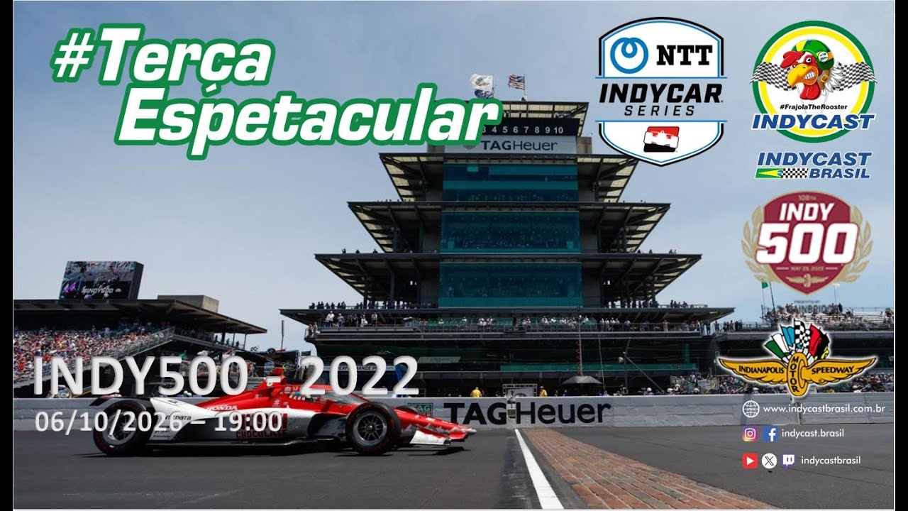 IndyCast Brasil #Lembranças #TerçaEspetacular - Indy500 - 2022