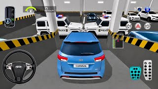 NEW Kia Carnival Stuck in Parking Building! 😱🚗 | Police Car vs Ambulance | 3D Driving Class 2026  screenshot 2