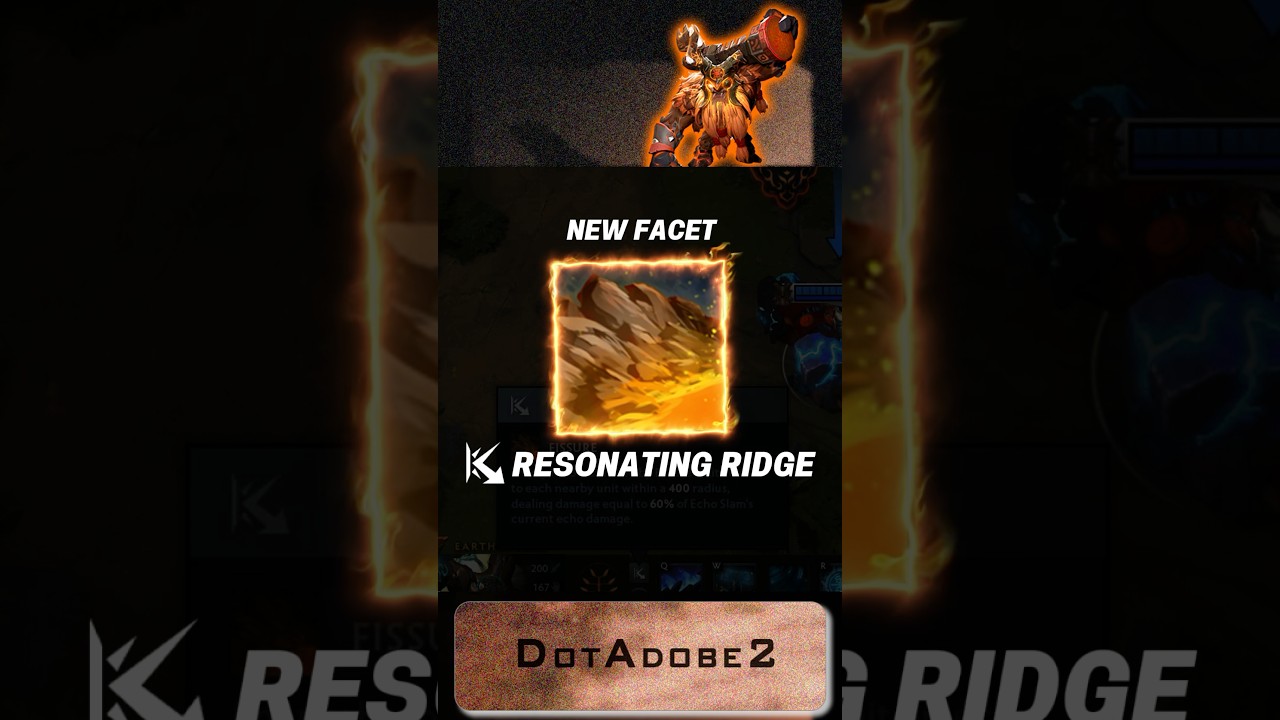 EARTHSHAKER - New FACET Patch 7.39 Dota2 