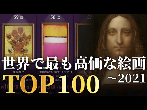 世界で最も高額な絵画ランキングTOP100【2021年最新】