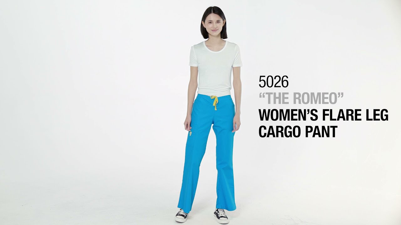 Flare Leg Cargo Pant 5026 - WonderWink