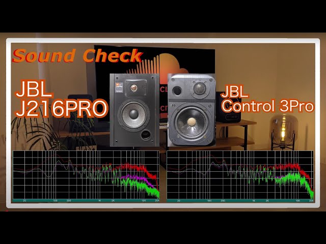 JBL J216PRO vs JBL Control3Pro [speaker Sound Comparison