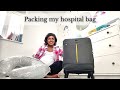 WHAT&#39;S IN MY HOSPITAL BAG UK | HOSPITAL BAG PACKING TIPS | ORGANISED HOSPITAL BAG | Chumi Lakshmi