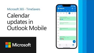 How to use Outlook Mobile to stay organized on the go | Microsoft 365 TimeSavers screenshot 2