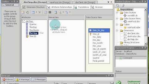 13 adding the Time dimension and reprocessing the cube