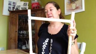 Cross Stitch (Flosstube) #15  DIY Lap Stand