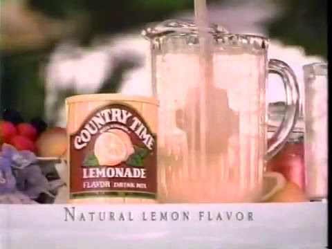 1992 Country Time Lemonade Commercial: Summertime Nostalgia - Aired June 1992