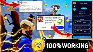 "Raistar Macro Onetap Sensi 🔥 Free Fire Hack App | 100% Auto Headshot Trick 2025" screenshot 1