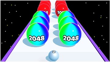 Ball Run Merge 2048 - Gameplay Walkthrough - Levels 81-90