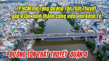 TP.HCM mở rộng đường Tôn Thất Thuyết gấp 4 lần, hình thành công viên ven kênh Tẻ