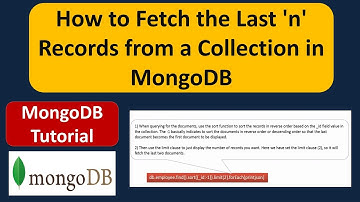 How to Fetch the Last 