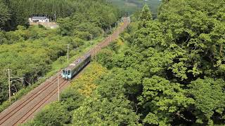 青い森鉄道 青い森703系581M 乙供～千曳 2019年8月13日