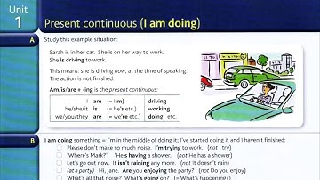 Unit 1   Present Continuous I am doing   Part 1