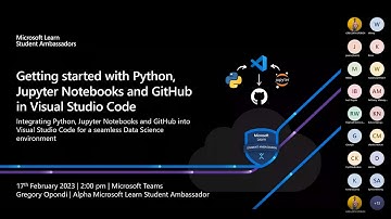 Getting started with Python, Jupyter Notebooks and GitHub in Visual Studio Code