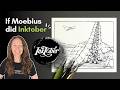 Eine Von Moebius Inspirierte Inktober 2025 Tuschezeichnungs Challenge