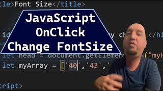 JavaScript Increase Font Size on Click Tutorial screenshot 4